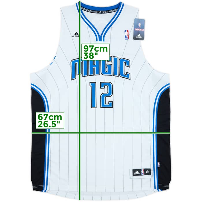 2010-12 Orlando Magic Howard #12 adidas Swingman Home Jersey (XXL)
