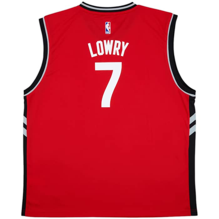 2015-17 Toronto Raptors Lowry #7 adidas Away Jersey (XXL)