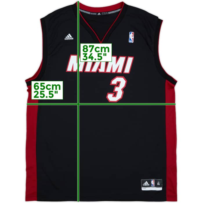 2012-14 Miami Heat Wade #3 adidas Away Jersey (XL)