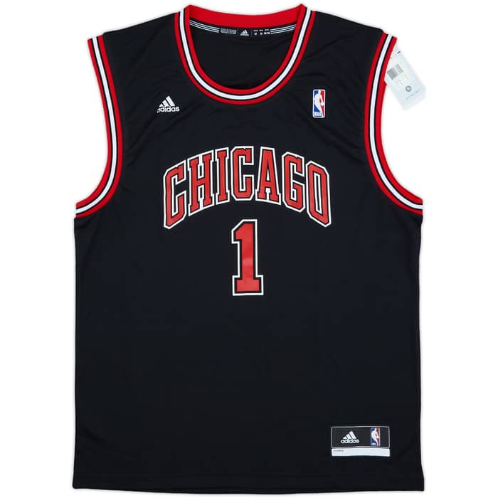 2010-14 Chicago Bulls Rose #1 adidas Alternate Jersey (M)