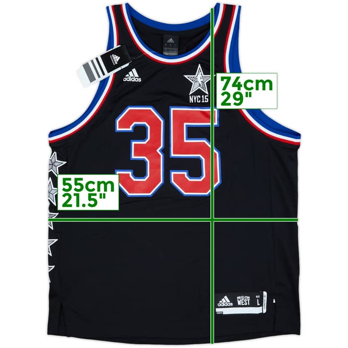 2015 NBA All-Star Team West Durant #35 adidas Jersey (L)