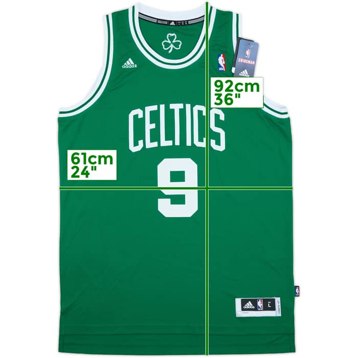 2010-14 Boston Celtics Rondo #9 adidas Swingman Away Jersey (L)