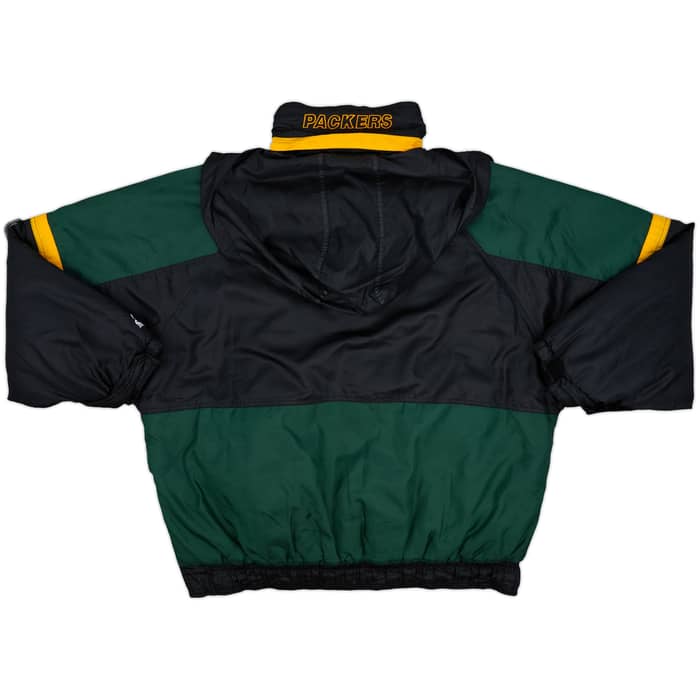 1990s Green Bay Packers Starter 1/2 Zip Rain Coat - 9/10 - (XL)