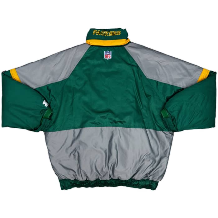 1990s Green Bay Packers Starter 1/2 Zip Rain Coat - 8/10 - (XL)