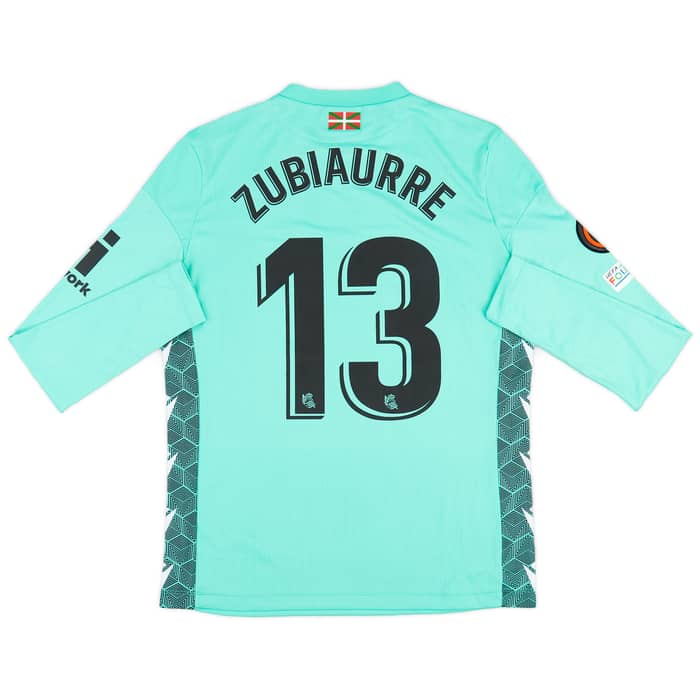 2022-23 Real Sociedad Match Issue Europa League GK Shirt Zubiaurre #13