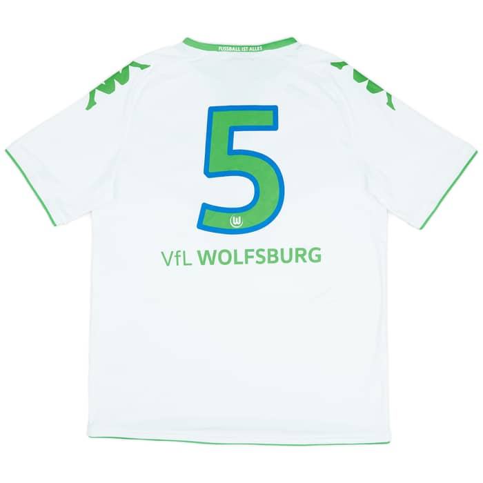 2015-16 Wolfsburg Home Shirt #5 - 9/10 - (XL)