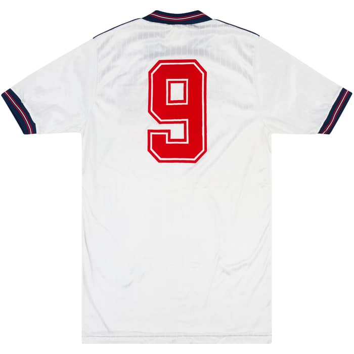 1985 England U-16 Match Issue Home Shirt #9 (Robins)