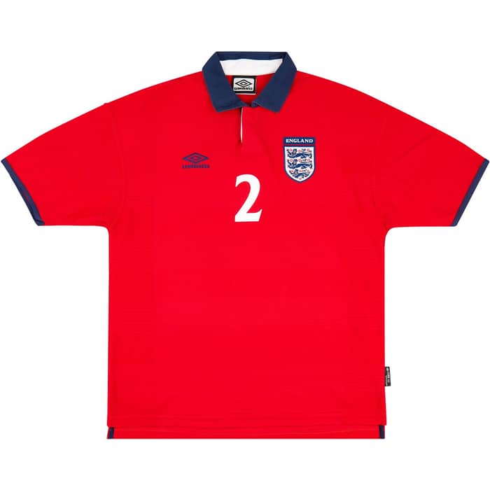 1999-01 England Away Shirt Gerrard #2