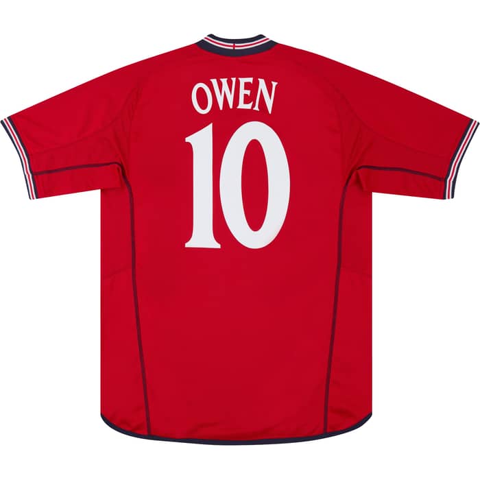 2002-04 England Away Shirt Owen #10 - 8/10