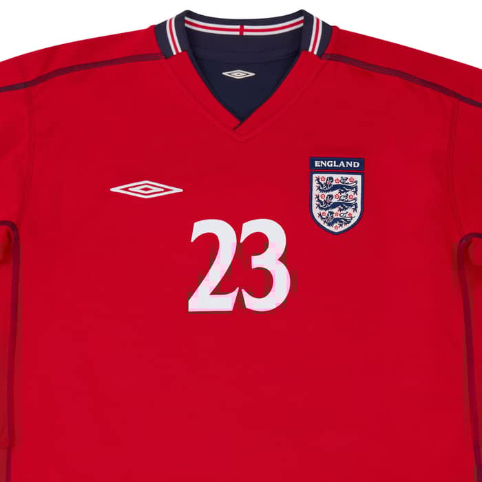 2002-04 England Away Shirt Rooney #23 - 7/10