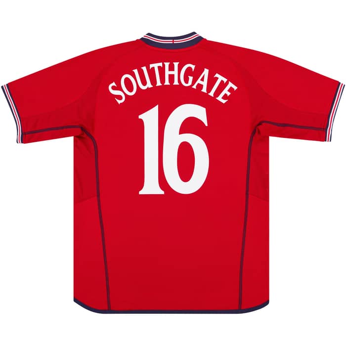 2002-04 England Away Shirt Southgate #16 - 7/10