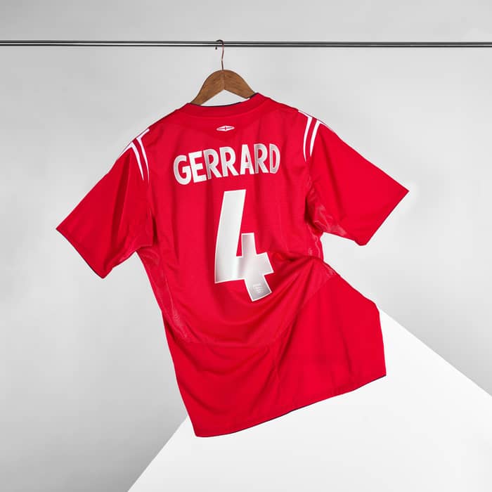 2004-06 England Maillot extérieur Gerrard #4 - 8/10 - (S)