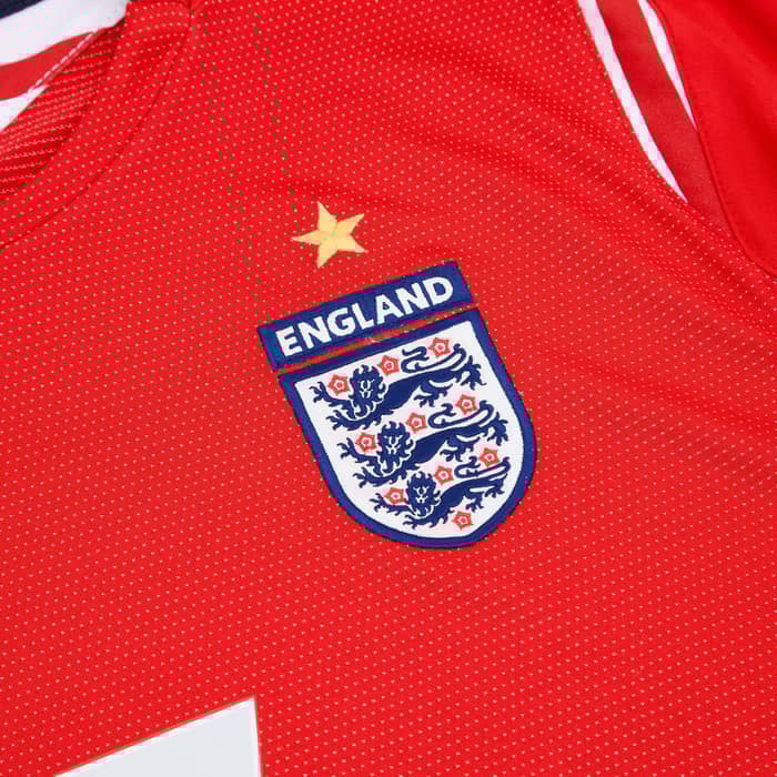 2004-06 England Away Shirt Beckham #7 - 6/10 - (S)