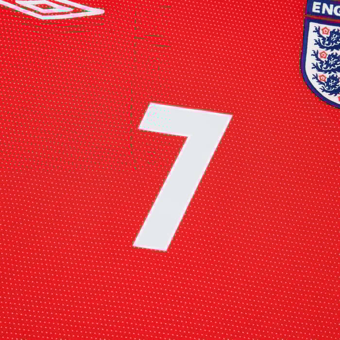 2004-06 England Away Shirt Beckham #7