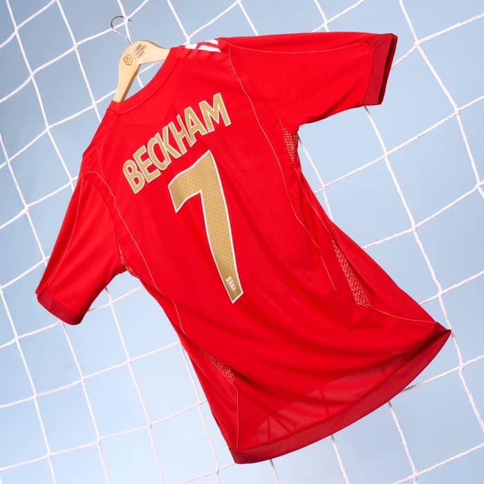 2006-08 England Away Shirt Beckham #7
