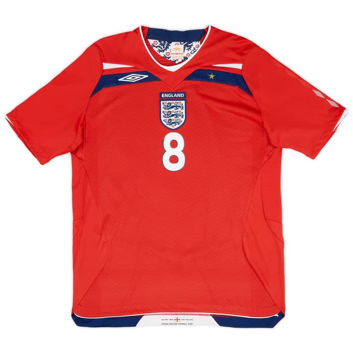 2008-10 England Away Shirt Lampard #8