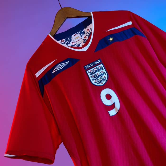 2008-10 Inglaterra Camiseta de visitante Rooney #9