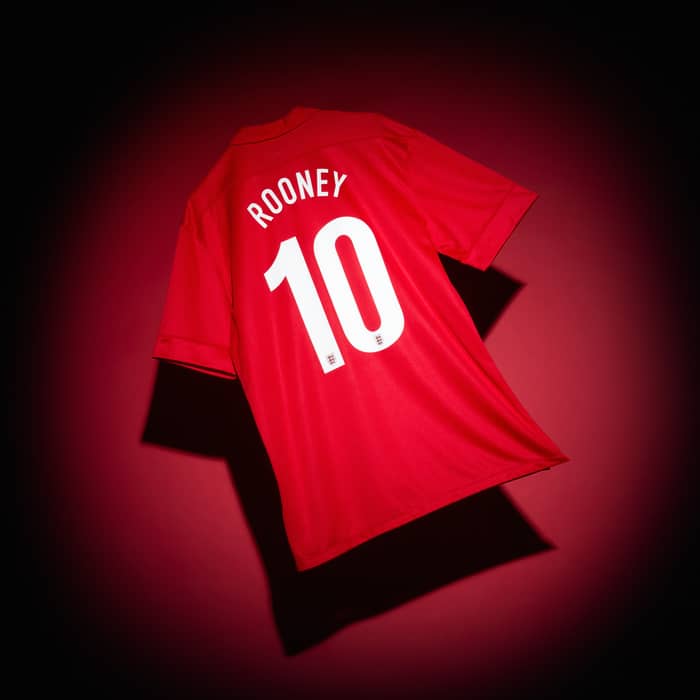 2013 England Away 150th Anniversary Shirt Rooney #10 - 8/10 - (S)