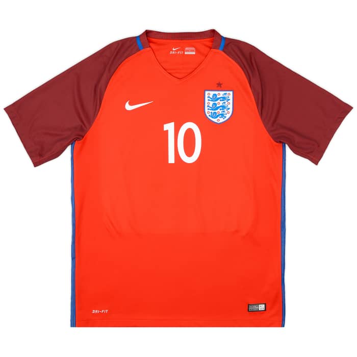 2016-17 England Away Shirt Rooney #10
