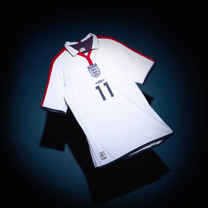 2003-05 England Home Shirt Lampard #11