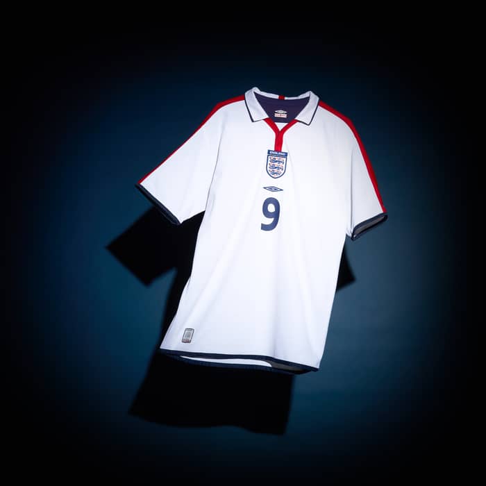 2003-05 England Home Shirt Rooney #9