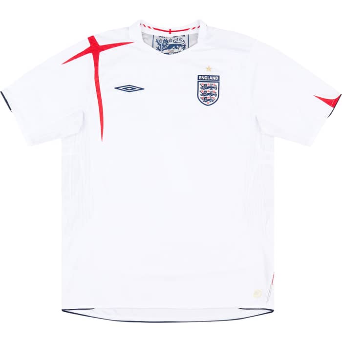 2005-07 England Home Shirt - 7/10
