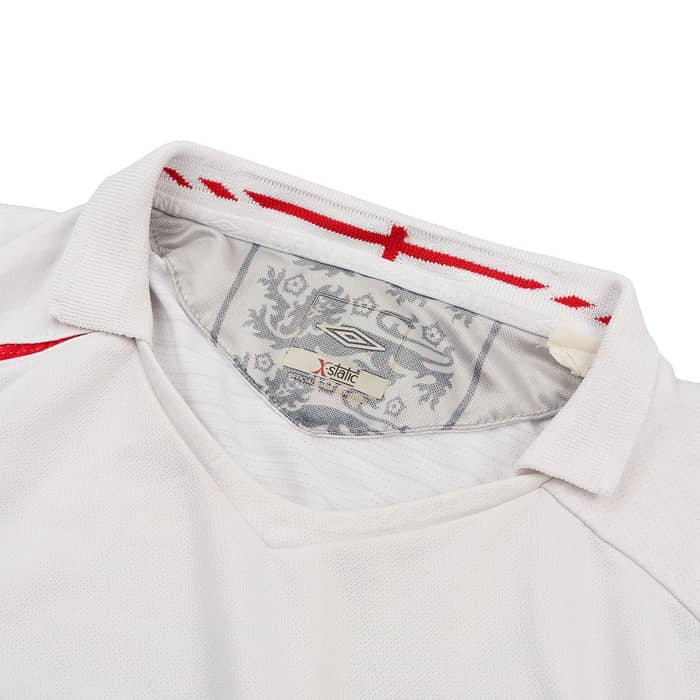 2005-07 England Home Shirt Gerrard #4 - 6/10