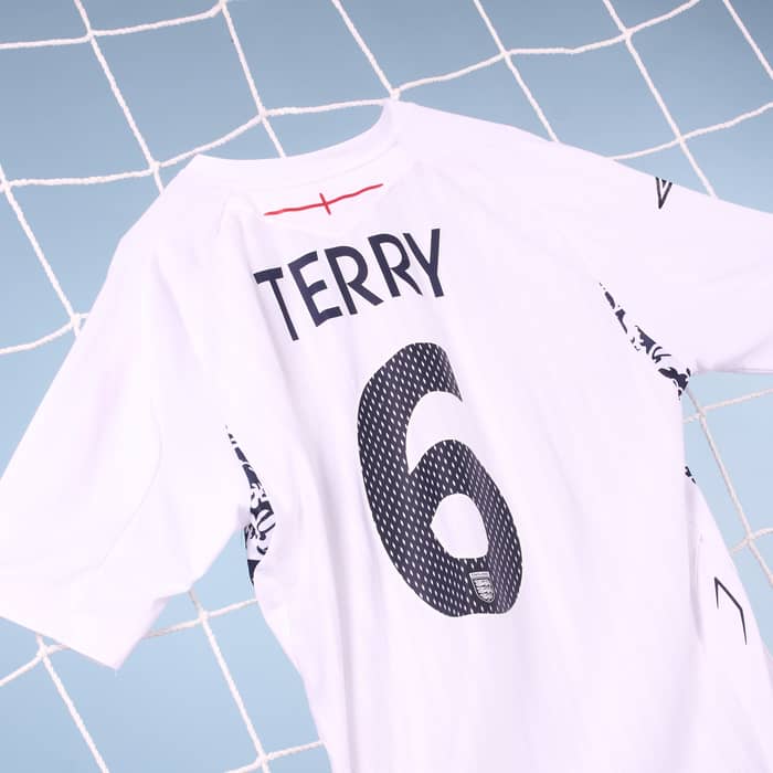 2007-09 England Home Shirt Terry #6