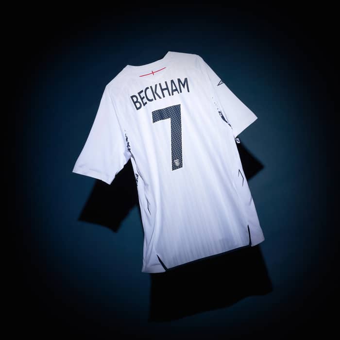 2007-09 England Home Shirt Beckham #7