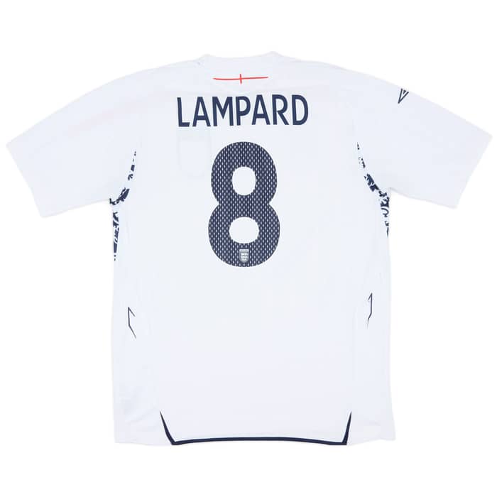 2007-09 England Home Shirt Lampard #8