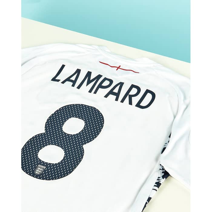 2007-09 England Maillot Domicile Lampard #8 - 6/10 - (S)