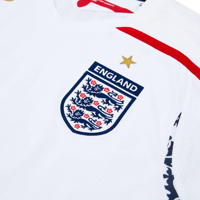 2007-09 England Home Shirt Rooney #9 - 6/10 - (S)