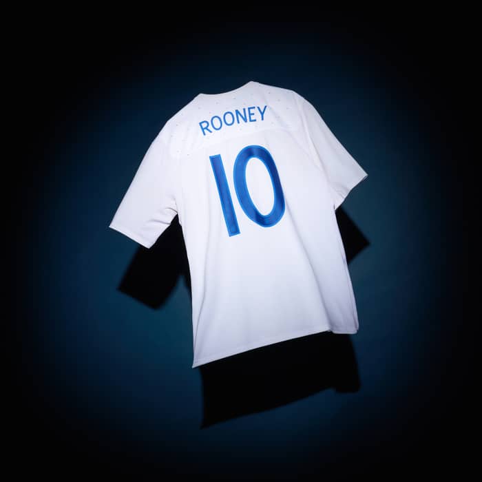 2010-11 England Home Shirt Rooney #10