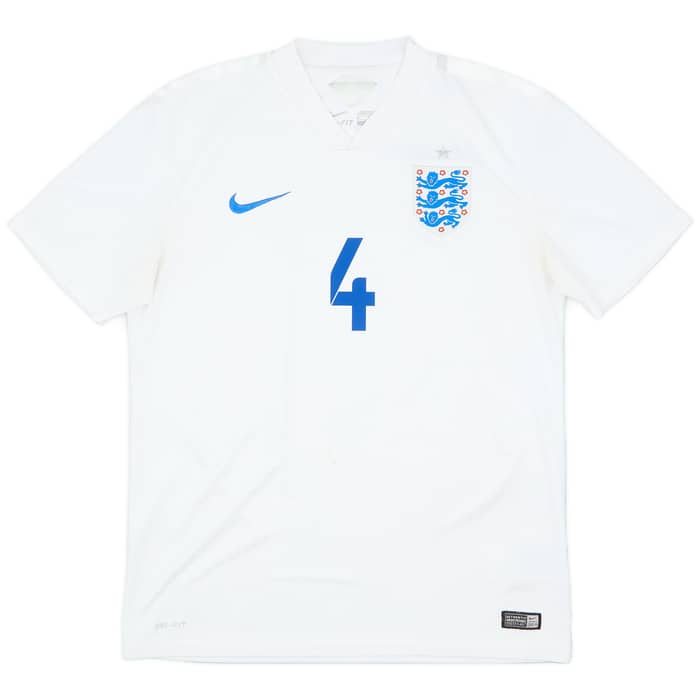 2014-15 England Home Shirt Gerrard #4