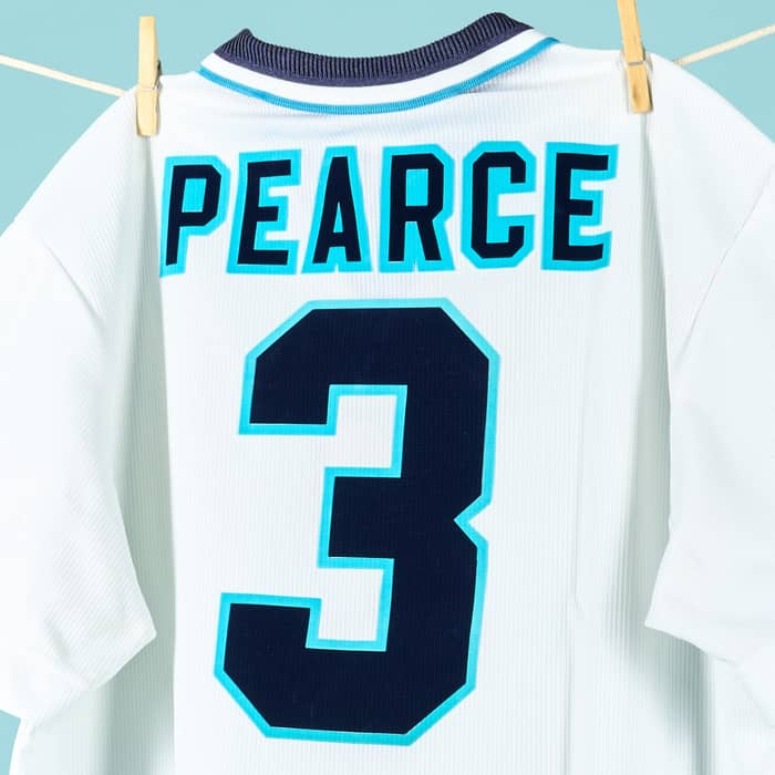 1995-97 England Maillot domicile Pearce #3
