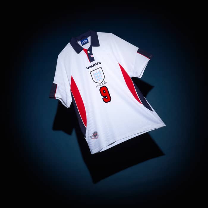 1997-99 England Home Shirt Shearer #9