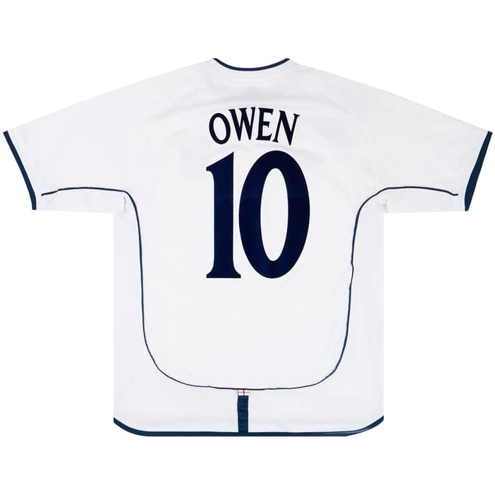 2001-03 England Home Shirt Owen #10 - 6/10