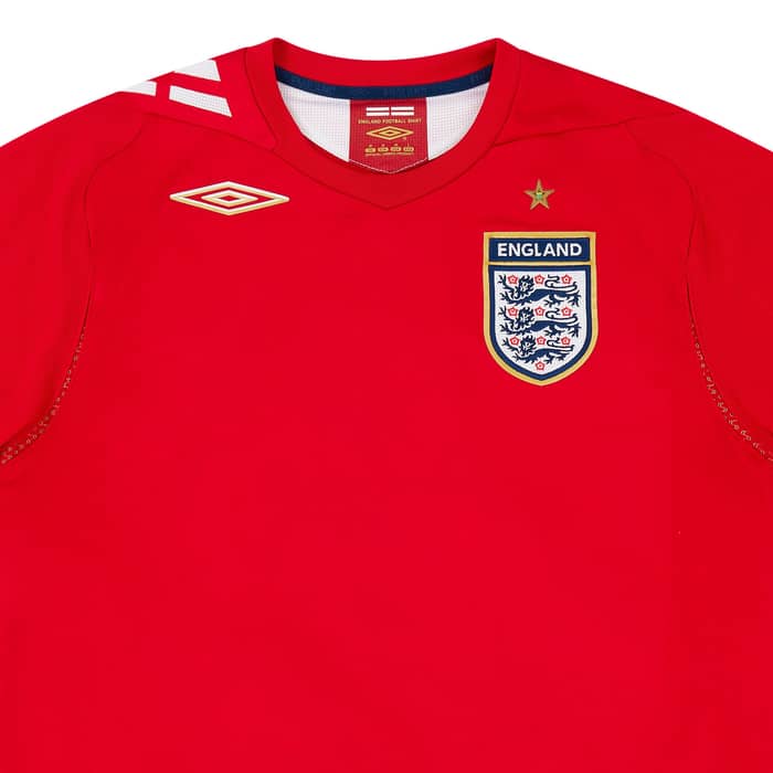 2006-08 England Away Shirt - 7/10