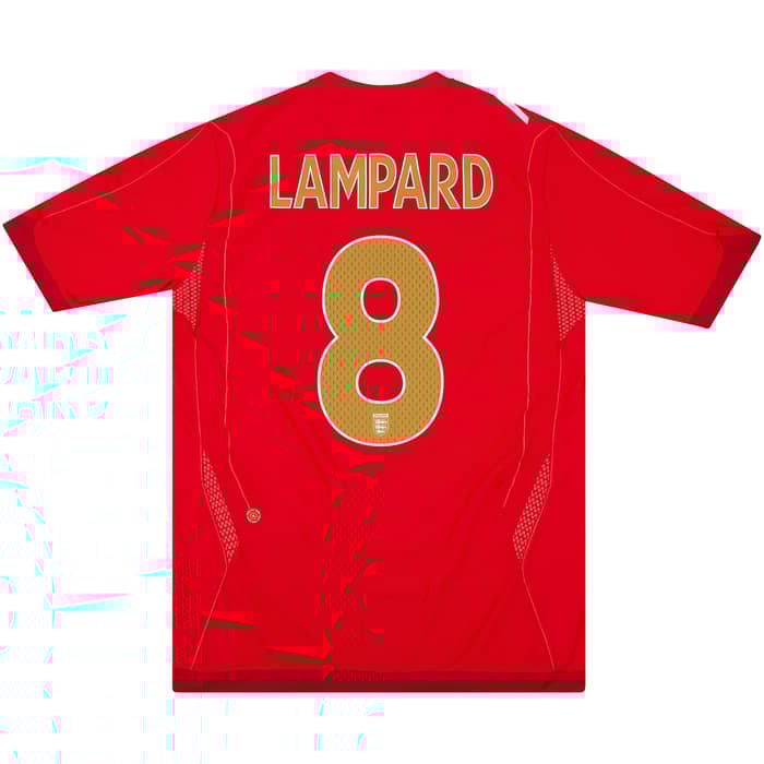 2006-08 England Away Shirt Lampard #8 - 9/10