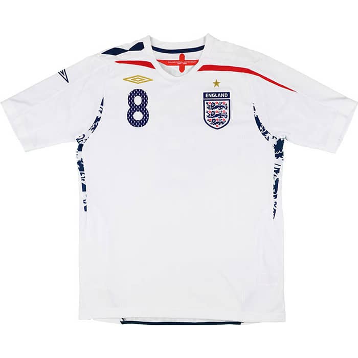 2007-09 England Home Shirt Lampard #8 - 6/10 - (XL)