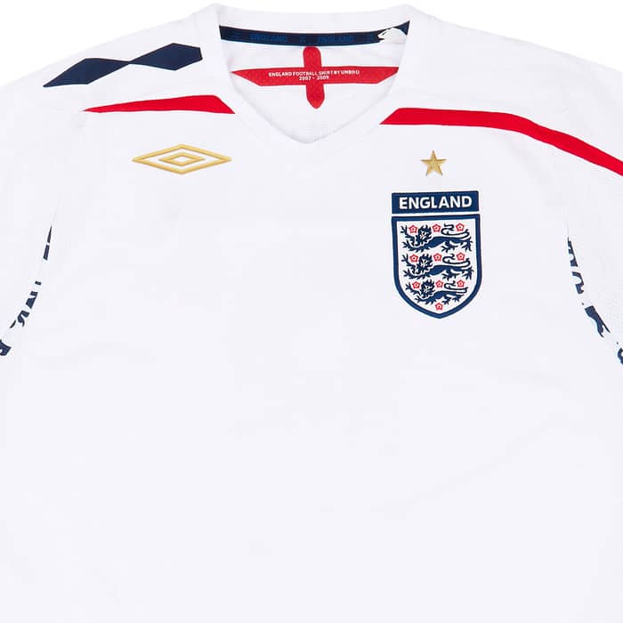 2007-09 England Home Shirt - 6/10
