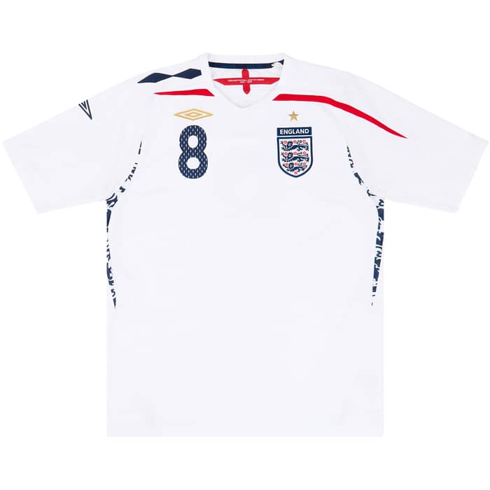 2007-09 England Home Shirt Lampard #8 - 8/10