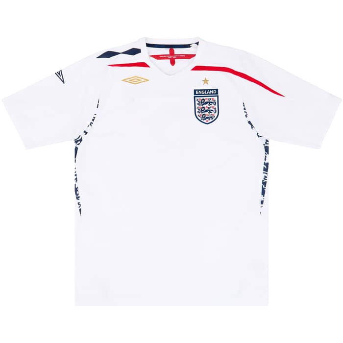 2007-09 England Home Shirt - 6/10