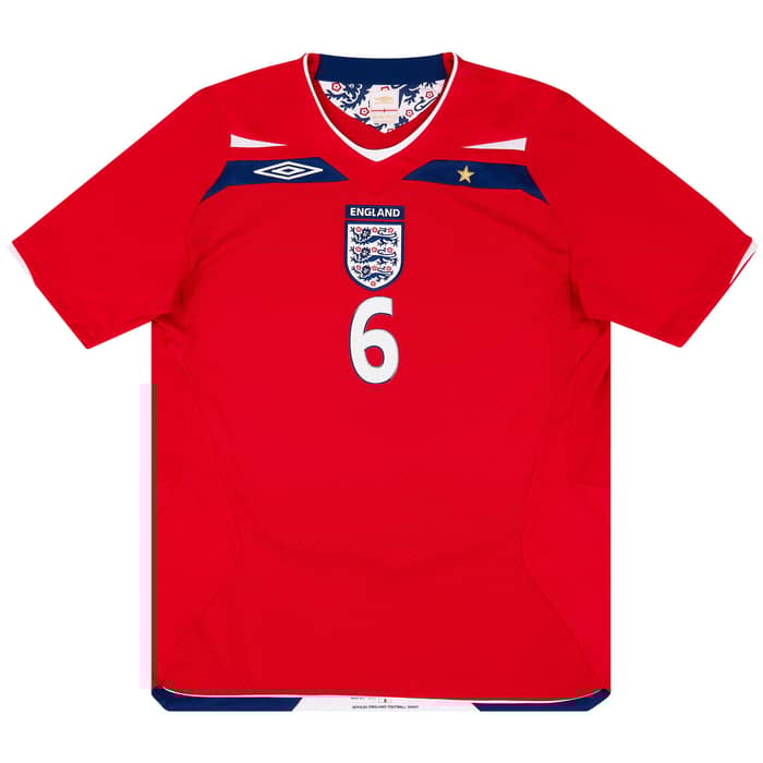 2008-10 England Away Shirt Terry #6 - 8/10