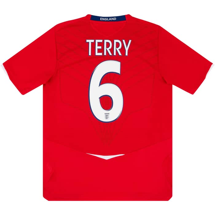 2008-10 England Away Shirt Terry #6 - 8/10