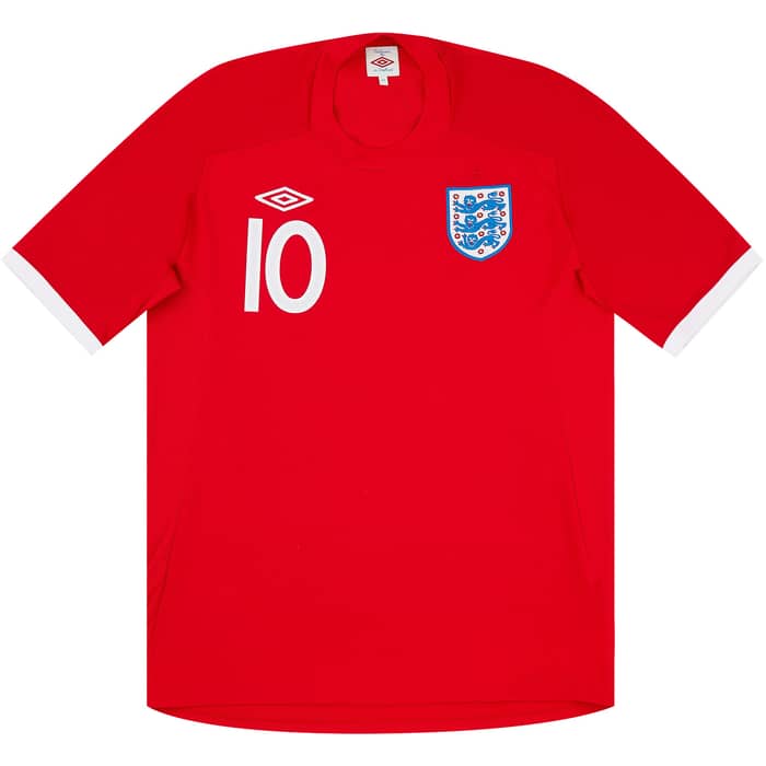 2010-11 England Away Shirt Rooney #10 - 7/10