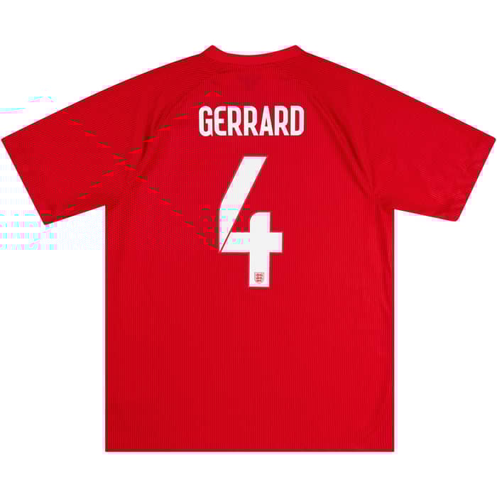 2014-15 England Away Shirt Gerrard #4