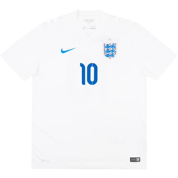 2014-15 England Home Shirt Rooney #10 - 6/10 - (S)