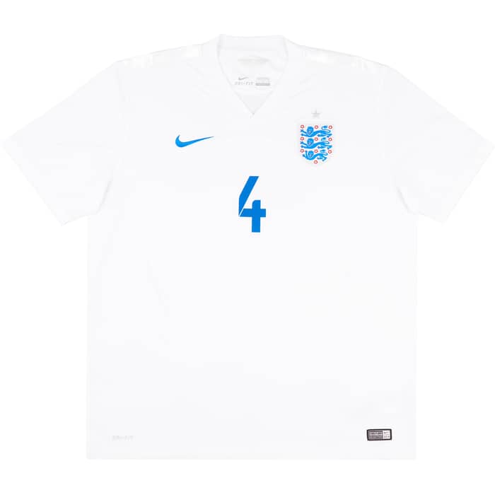 2014-15 England Home Shirt Gerrard #4 - 6/10 - (S)