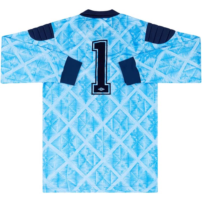 1990-92 England GK Shirt - 8/10 - #1 (Shilton) M